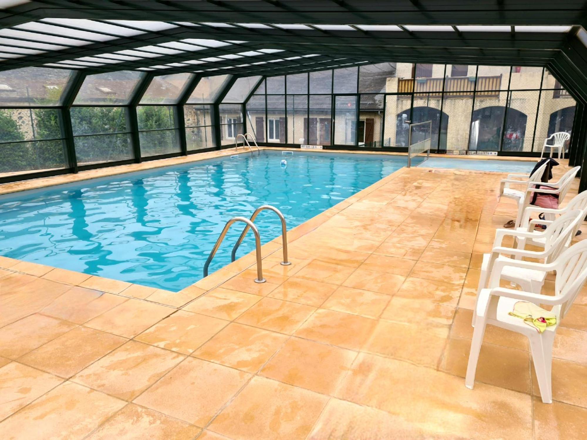 Escapade Montagne En Famille, Appartement Cosy Avec Piscine Couverte Bielle Exterior foto